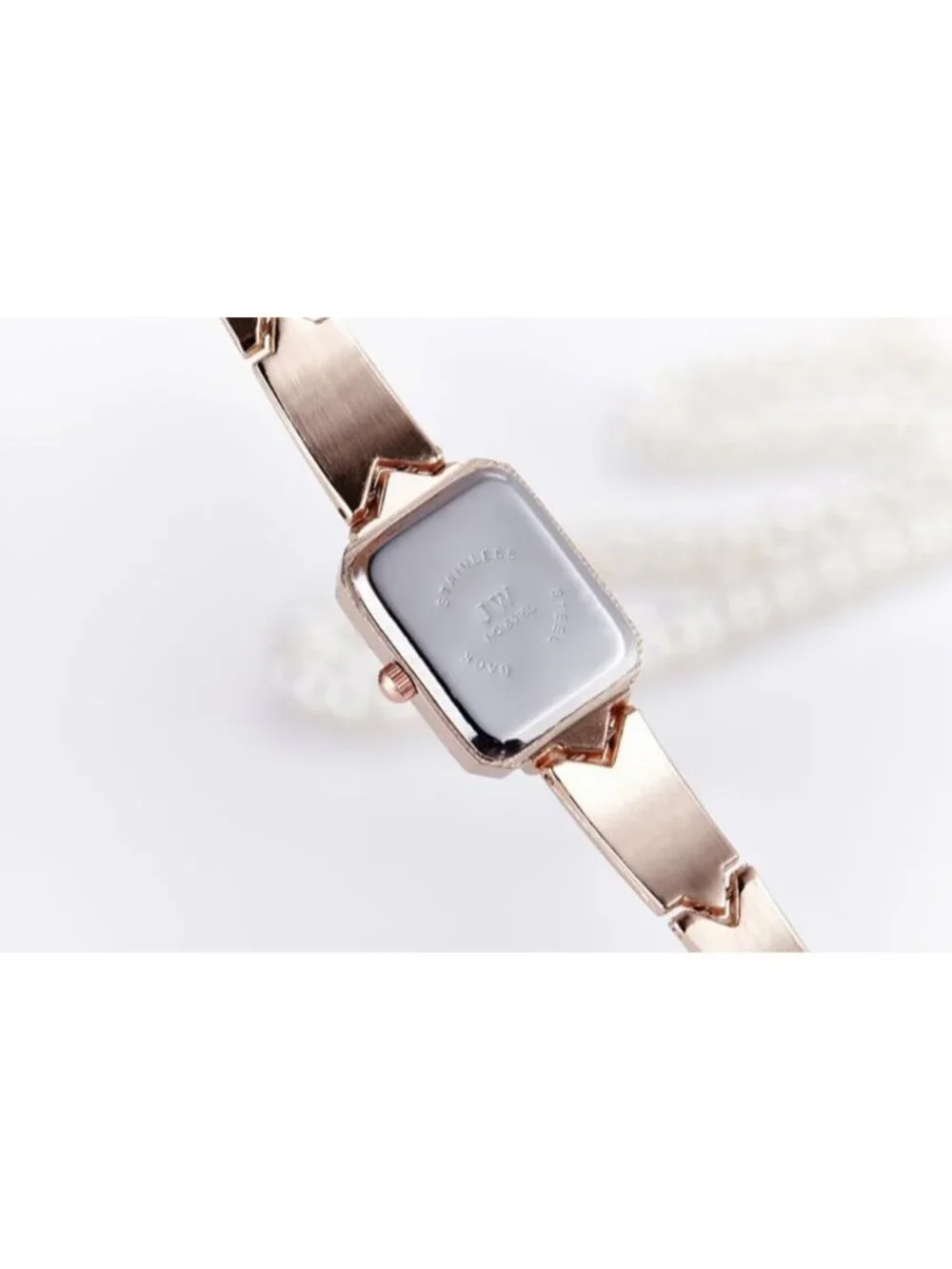Women's Rose Gold Crystal Diamond Bracelet Luxury Fashion Dress Quartz Watch